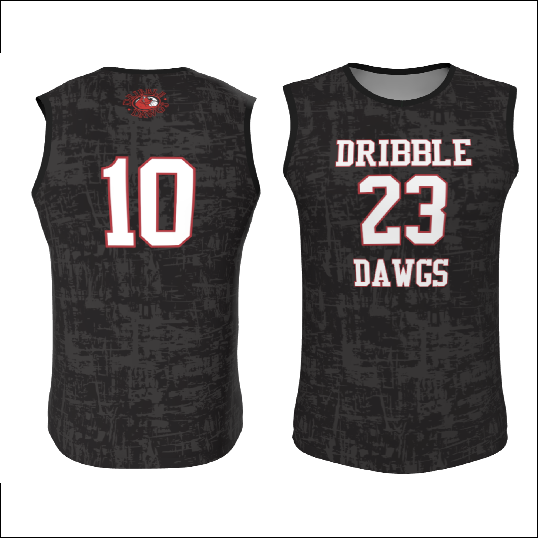 Dribble Dawgs Reversible Basketball Jersey