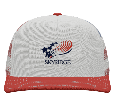 Skyridge White American Flag Snapback